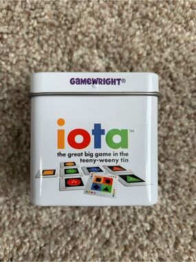 IOTA The Great Big Game In The Teeny Weeny Tin Board/Card Gamewright 2012